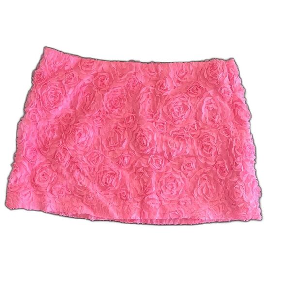 Urban Outfitters Lulu Textured Rosette Skirt - Picture 4 of 11